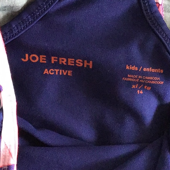 Workout shirt/swim shirt with sports bra attached - Picture 2 of 2